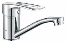 Смеситель для умывальника Rossinka T40-22 пов. излив 139мм, хром